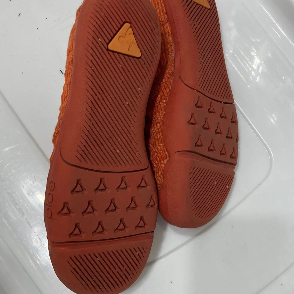 PLAE Kids Vibrant Orange Slip on shoes
